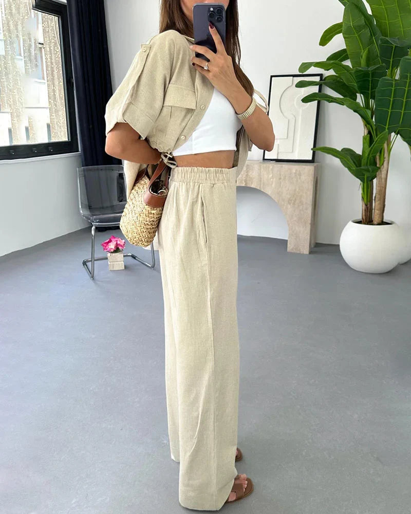 Mariana - Conjunto Camisa Elegante