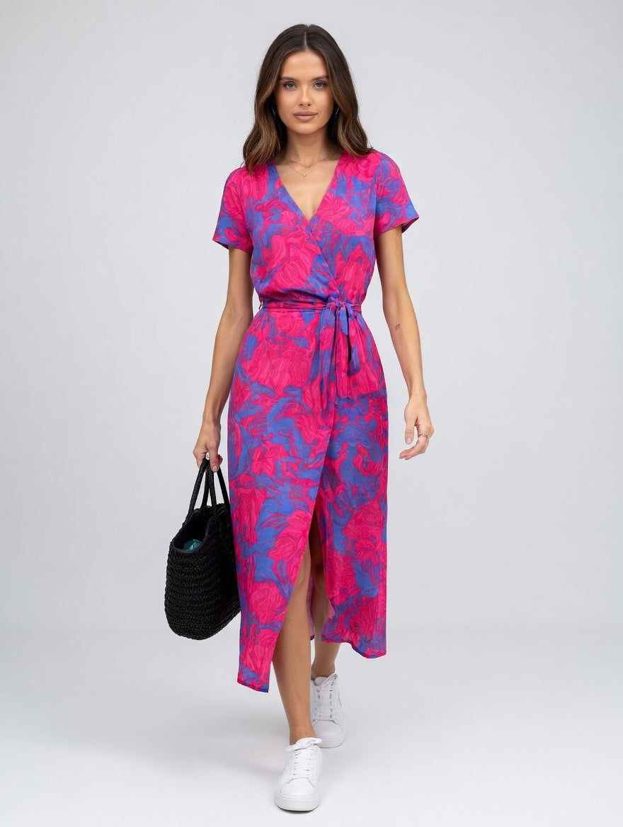 Júlia - Vestido Midi Floral