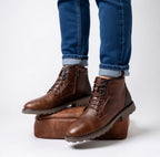 Emiliano - Botas Cuero Cordones