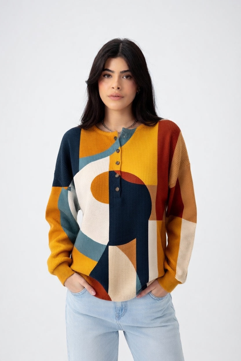 Emilia - Blusa Estampada Premium