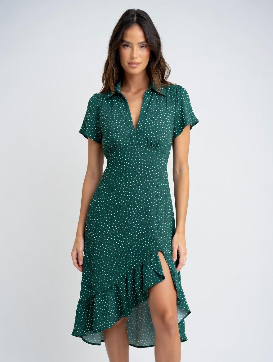 Lucía - Vestido Midi Estampado
