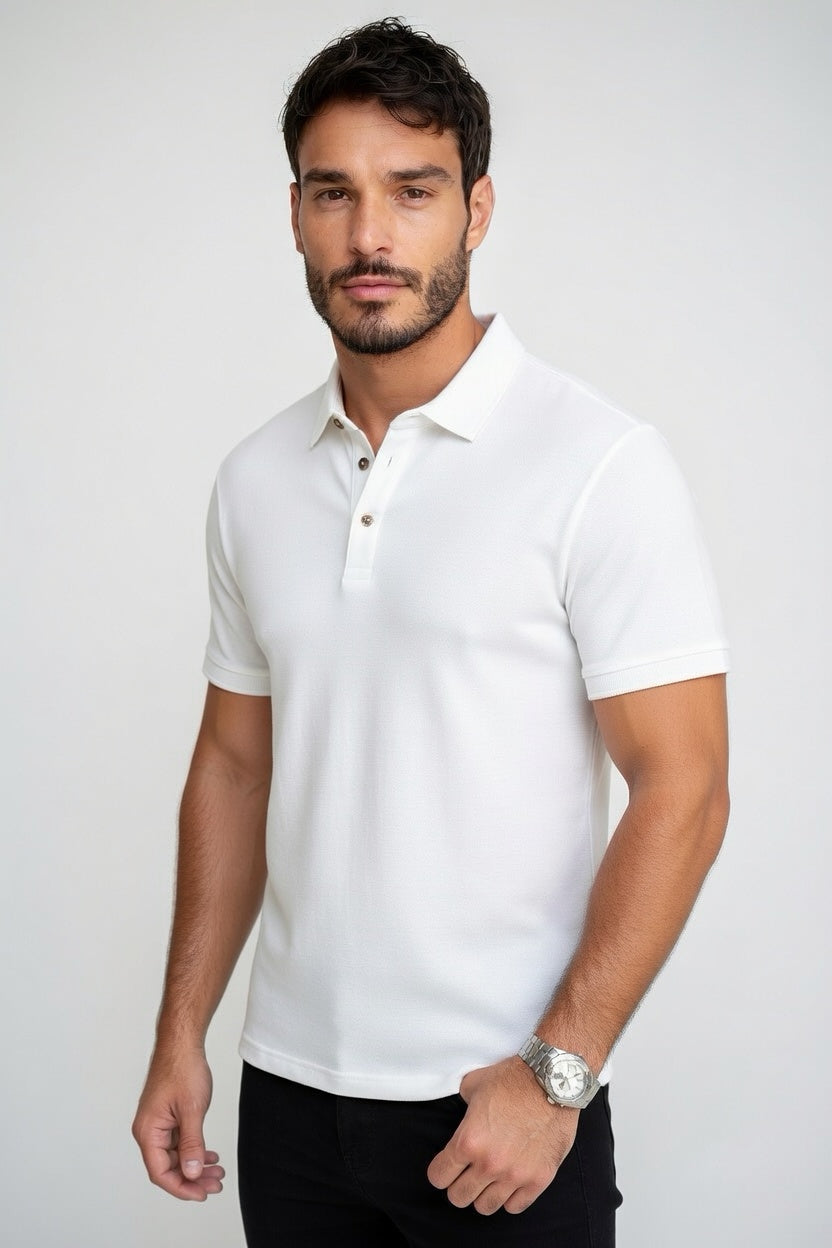 Mateo - Polo Texturizado Premium
