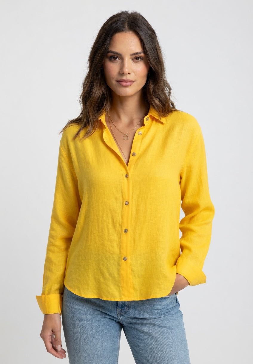 Sofía - Blusa Cuello V Botones