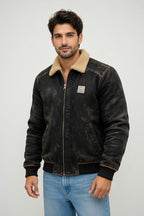 Ricardo - Chaqueta Cuero Aviador