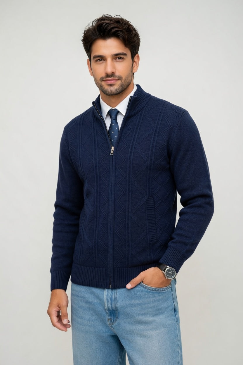 Arturo - Chaqueta Texturizada Punto