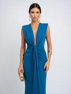 Natalia - Vestido Drapado Elegante