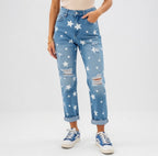 Daniela - Jeans Desgastados Relaxed