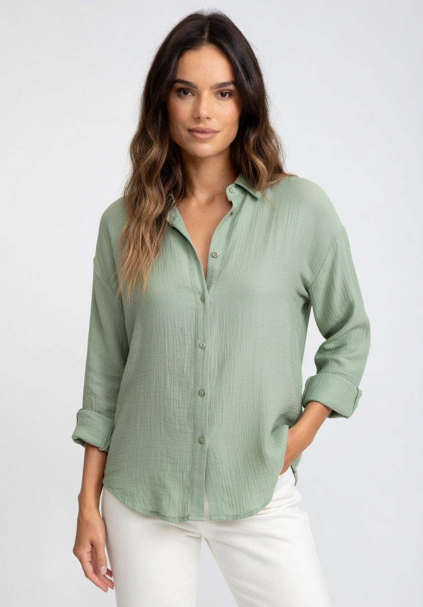 Daniela - Camisa Lino Oversize