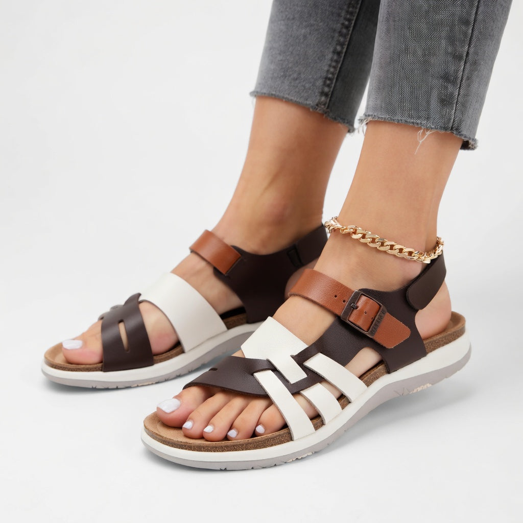 Andrea - Sandalias Cruzadas Confort