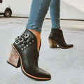 Daniela - Botines Tacón Grueso Urbanos